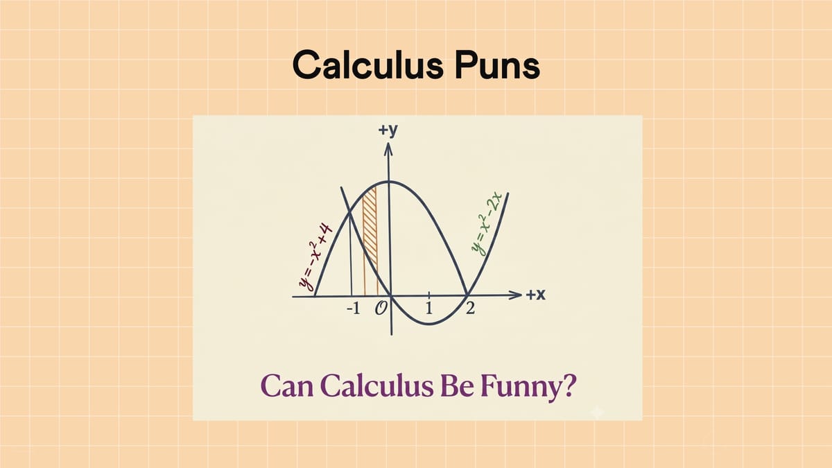 Would You Like to Check Out Some Funny Calculus Puns?