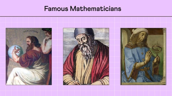 15 Famous Mathematicians and Their Contributions